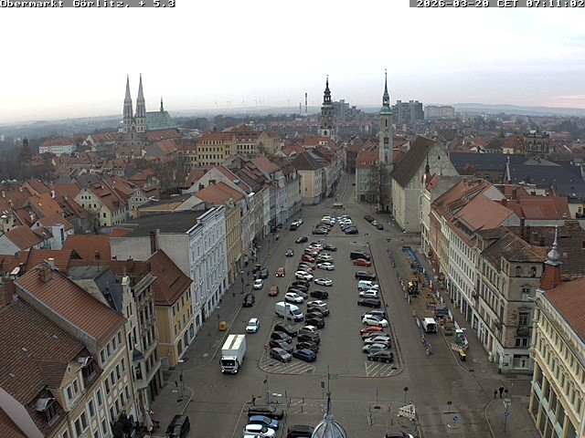 Archiv Foto Webcam Görlitz: Obermarkt
