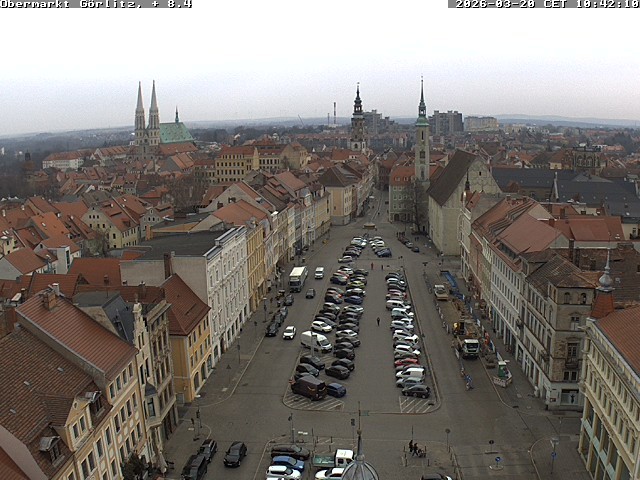Archiv Foto Webcam Görlitz: Obermarkt