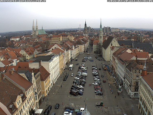 Archiv Foto Webcam Görlitz: Obermarkt