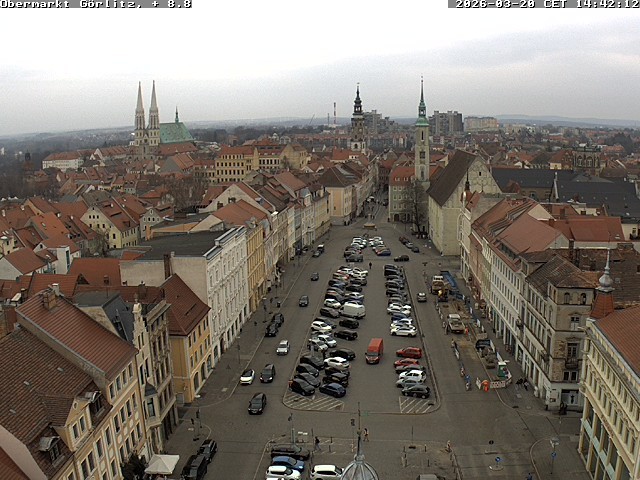Archiv Foto Webcam Görlitz: Obermarkt