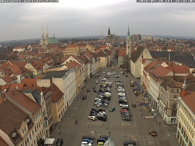 Archiv Foto Webcam Görlitz: Obermarkt