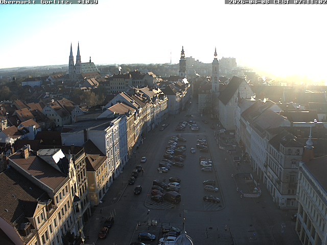 Archiv Foto Webcam Görlitz: Obermarkt