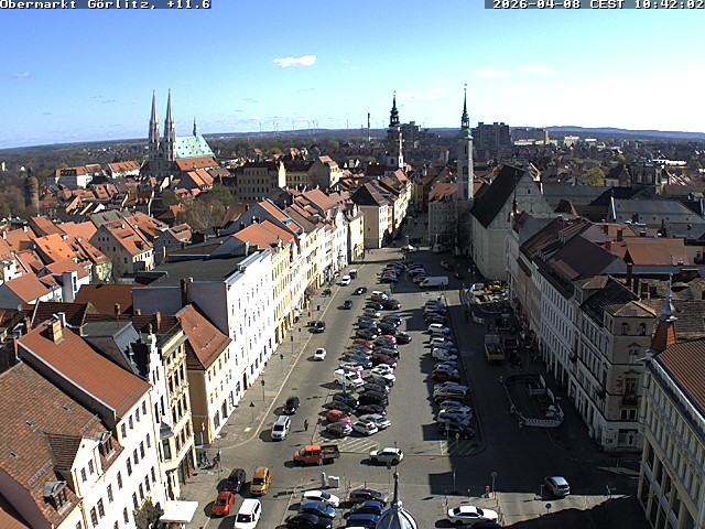 Archiv Foto Webcam Görlitz: Obermarkt