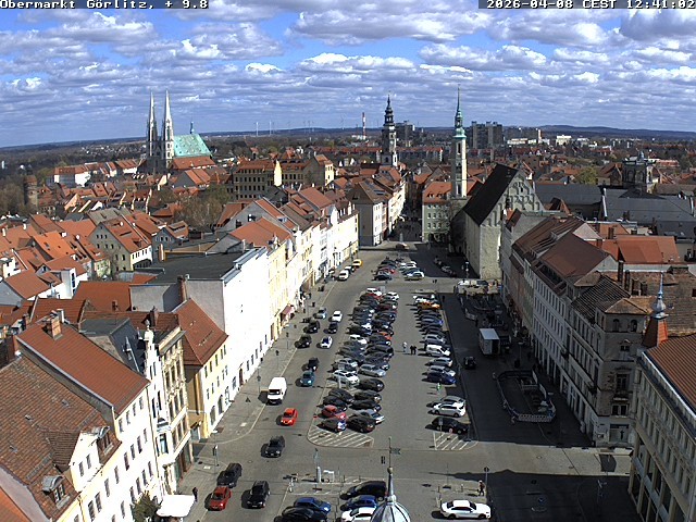 Archiv Foto Webcam Görlitz: Obermarkt