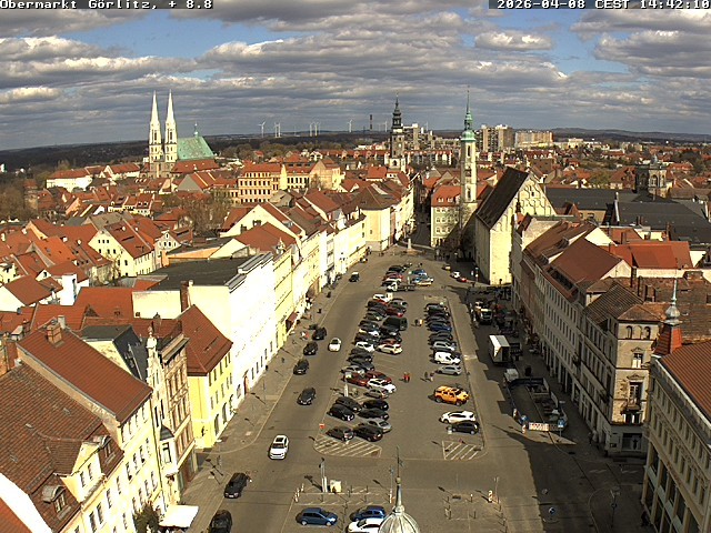 Archiv Foto Webcam Görlitz: Obermarkt