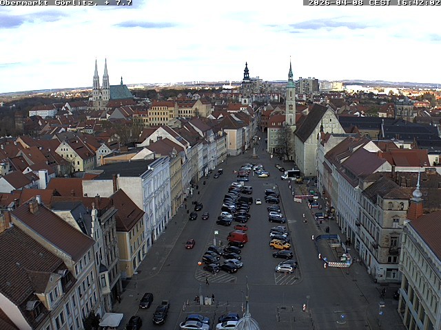 Archiv Foto Webcam Görlitz: Obermarkt