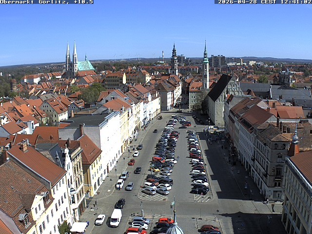 Archiv Foto Webcam Görlitz: Obermarkt