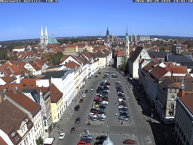 Archiv Foto Webcam Görlitz: Obermarkt