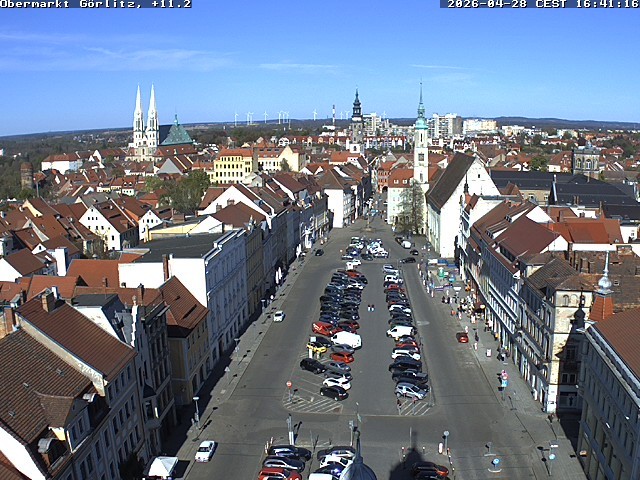 Archiv Foto Webcam Görlitz: Obermarkt