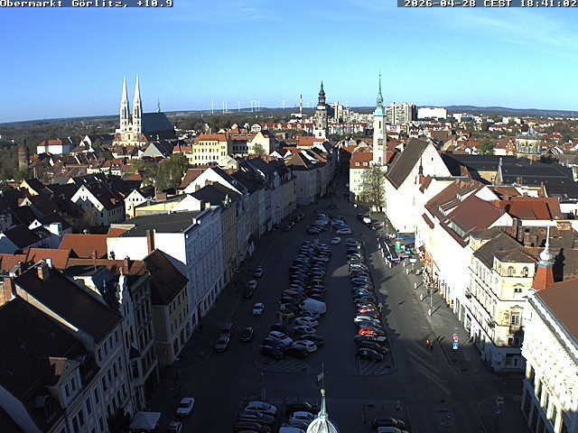 Archiv Foto Webcam Görlitz: Obermarkt
