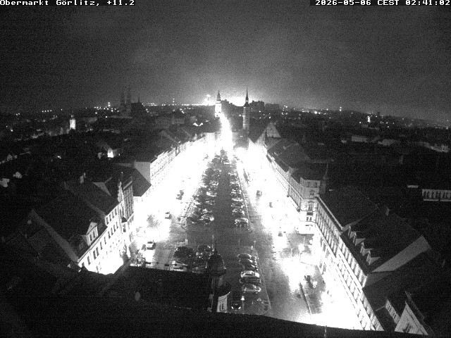 Archived image Webcam Görlitz: View Upper Market