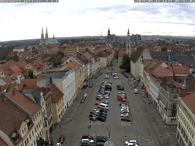 Archiv Foto Webcam Görlitz: Obermarkt