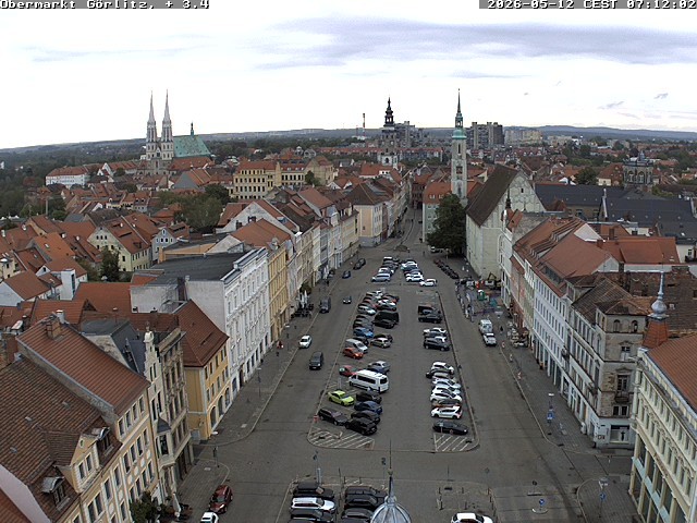 Archiv Foto Webcam Görlitz: Obermarkt