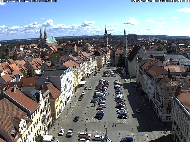 Archiv Foto Webcam Görlitz: Obermarkt