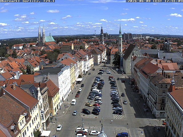 Archiv Foto Webcam Görlitz: Obermarkt