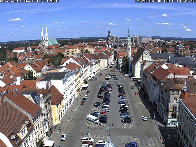Archiv Foto Webcam Görlitz: Obermarkt