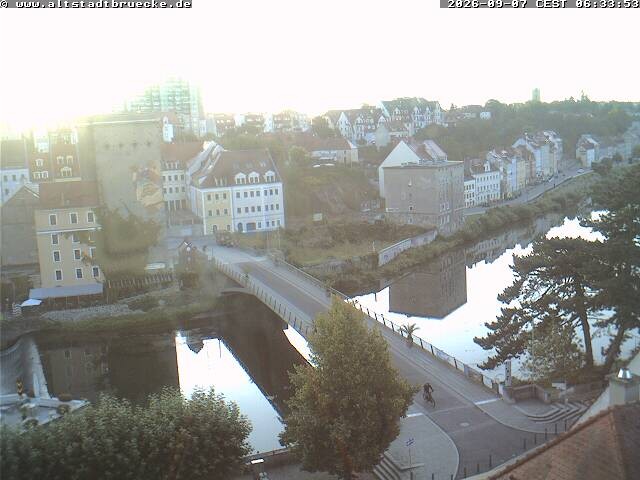 Archiv Foto Webcam Görlitz: Altstadtbrücke nach Zgorzelec