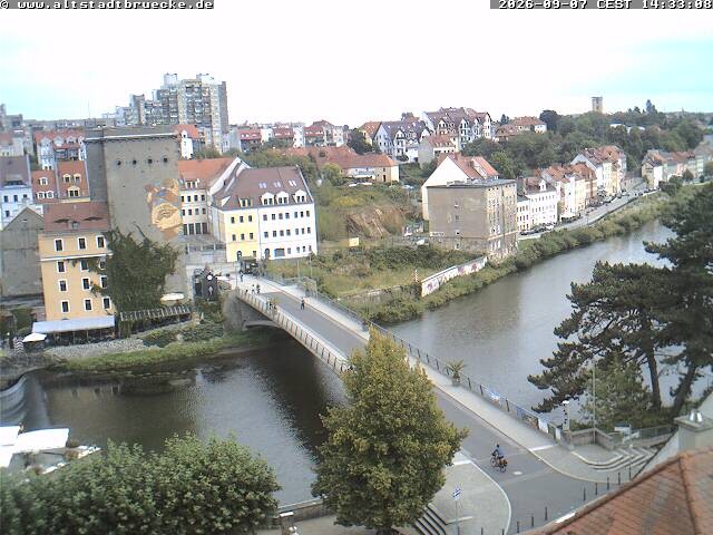 Archiv Foto Webcam Görlitz: Altstadtbrücke nach Zgorzelec