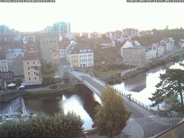 Archiv Foto Webcam Görlitz: Altstadtbrücke nach Zgorzelec