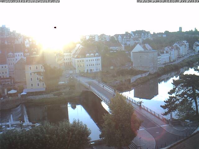 Archiv Foto Webcam Görlitz: Altstadtbrücke nach Zgorzelec