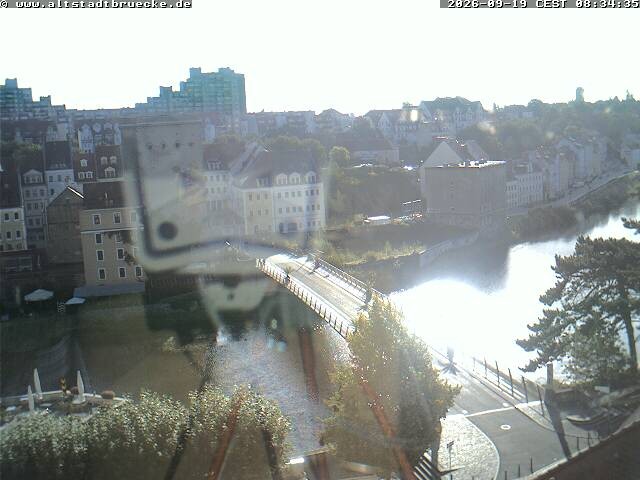 Archiv Foto Webcam Görlitz: Altstadtbrücke nach Zgorzelec