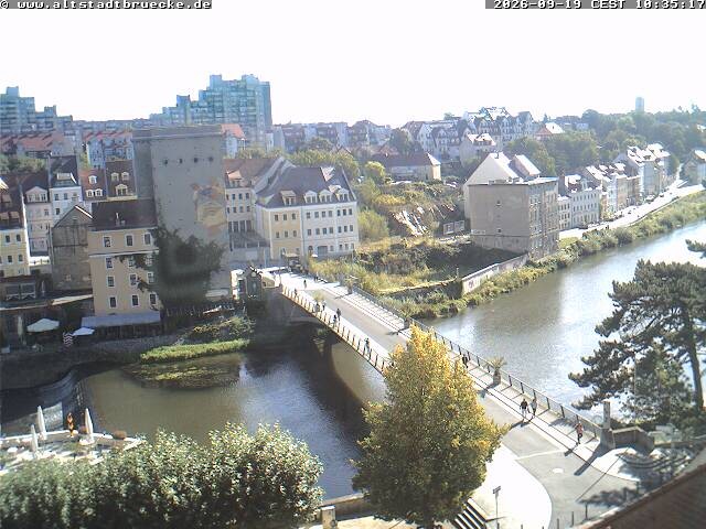 Archiv Foto Webcam Görlitz: Altstadtbrücke nach Zgorzelec