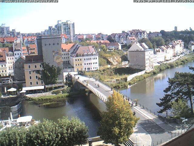 Archiv Foto Webcam Görlitz: Altstadtbrücke nach Zgorzelec
