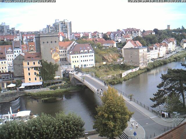 Archiv Foto Webcam Görlitz: Altstadtbrücke nach Zgorzelec