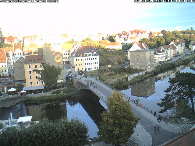 Archiv Foto Webcam Görlitz: Altstadtbrücke nach Zgorzelec