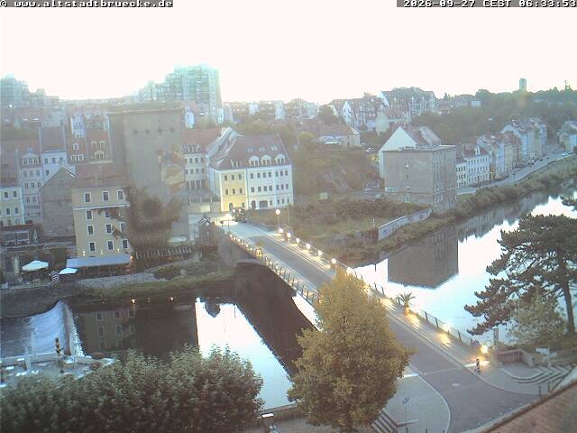 Archiv Foto Webcam Görlitz: Altstadtbrücke nach Zgorzelec