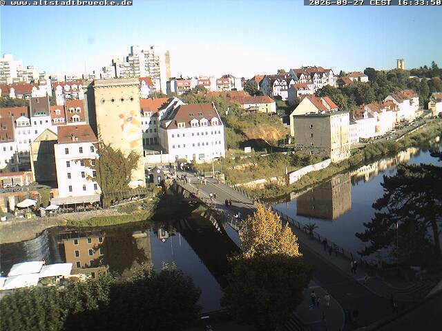 Archiv Foto Webcam Görlitz: Altstadtbrücke nach Zgorzelec