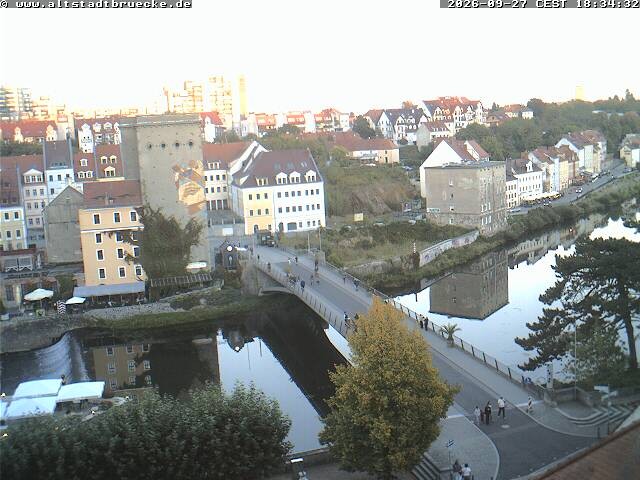 Archiv Foto Webcam Görlitz: Altstadtbrücke nach Zgorzelec
