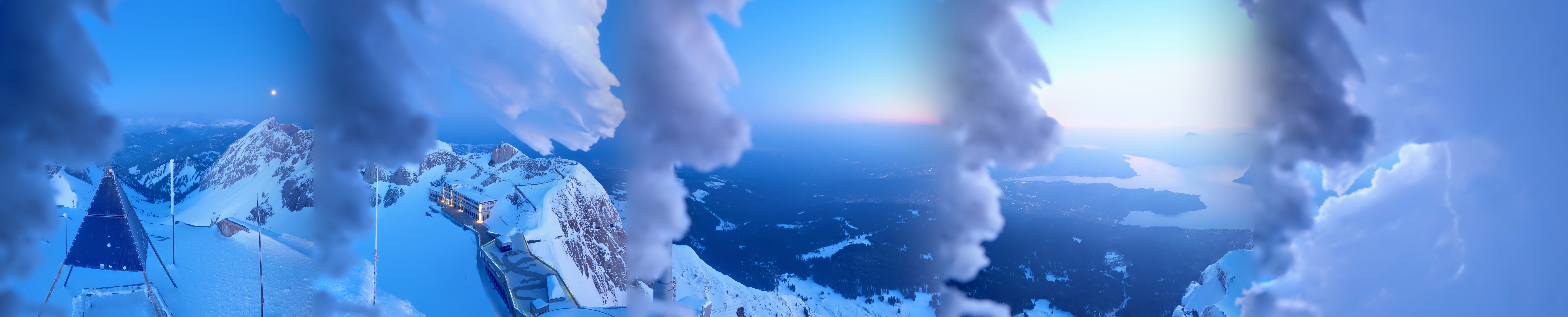 Archiv Foto Webcam Pilatus: Bergstation Kulm