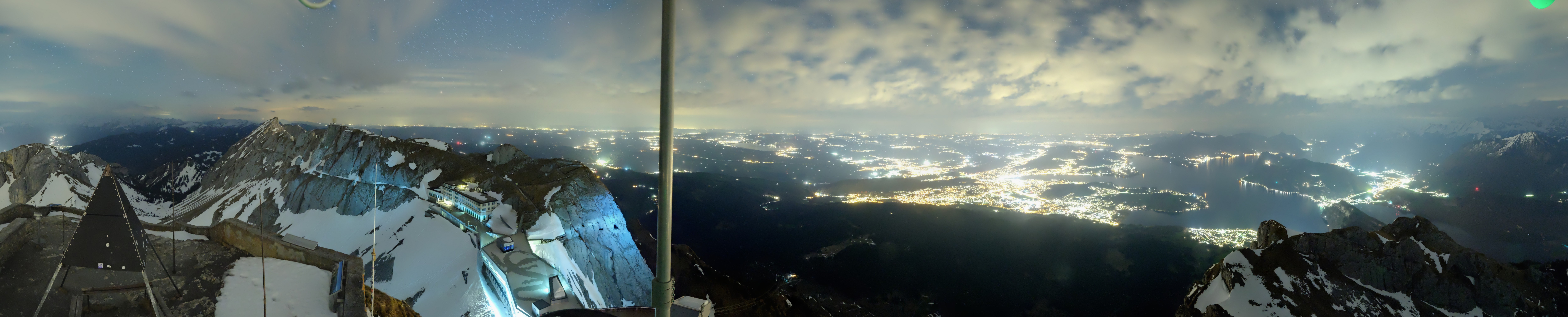 Archived image Webcam Pilatus: Top station railway