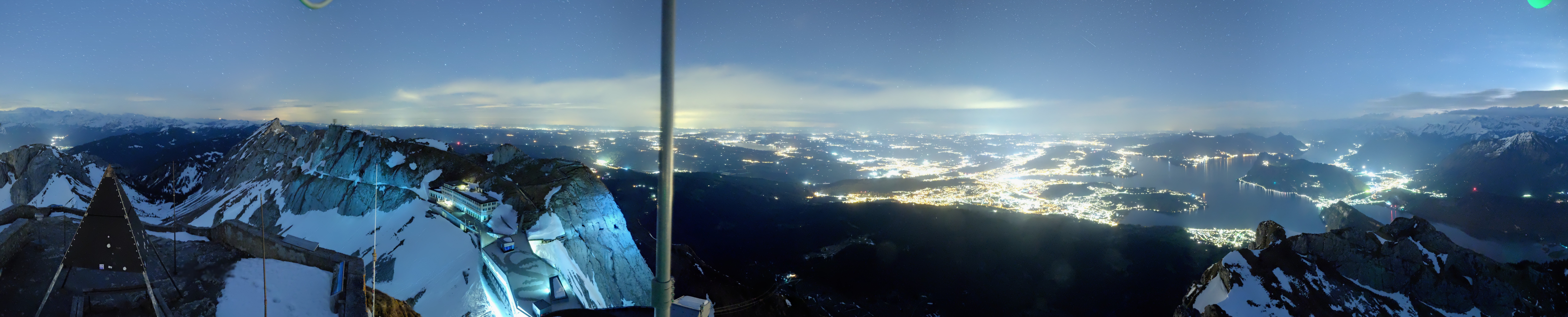 Archived image Webcam Pilatus: Top station railway