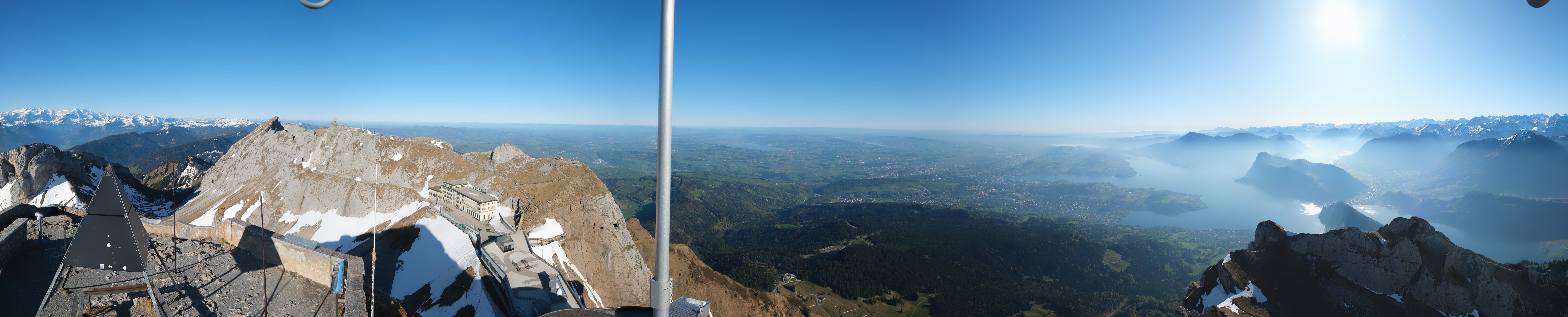 Archiv Foto Webcam Pilatus: Bergstation Kulm