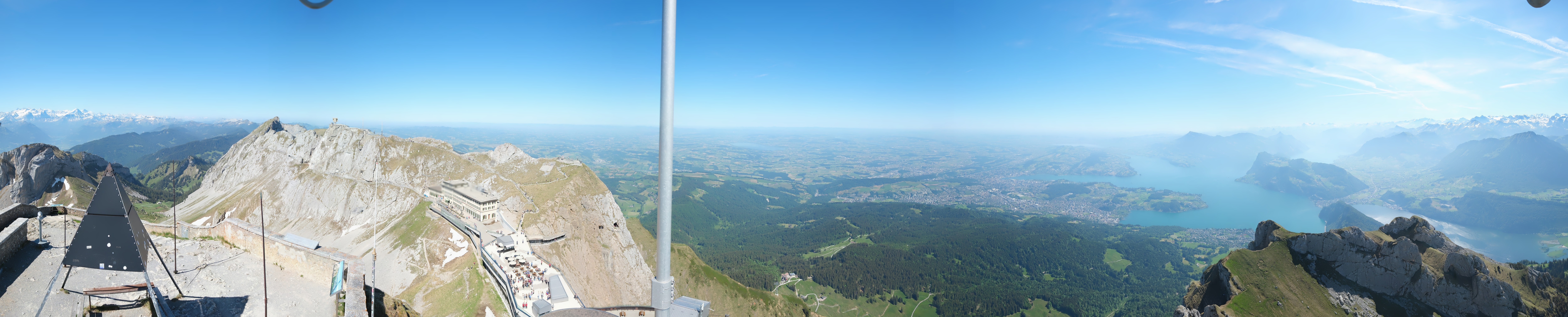 Archiv Foto Webcam Pilatus: Bergstation Kulm