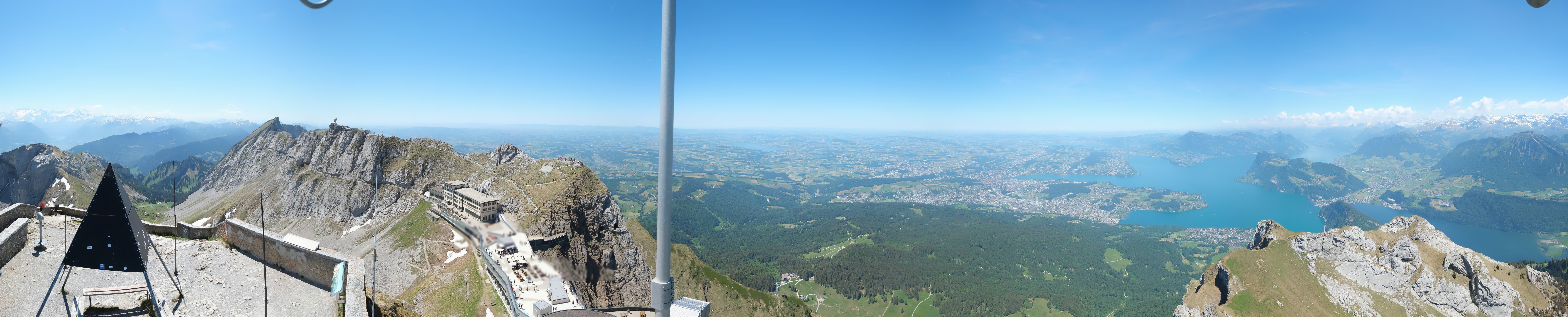 Archiv Foto Webcam Pilatus: Bergstation Kulm