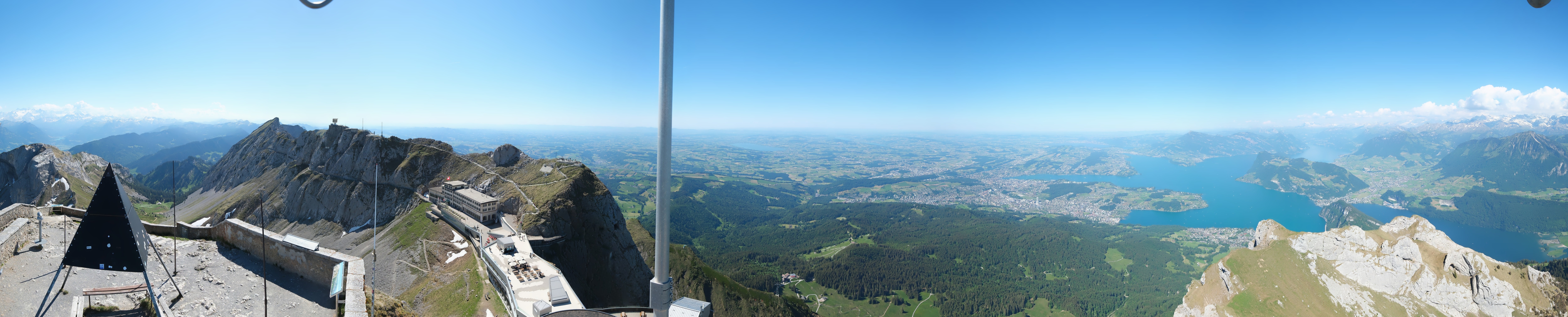 Archiv Foto Webcam Pilatus: Bergstation Kulm