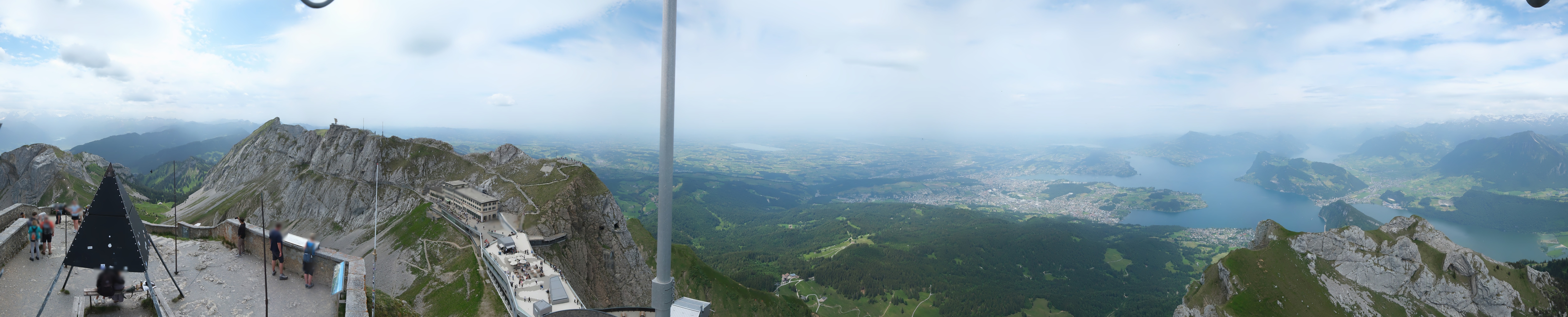 Archived image Webcam Pilatus: Top station railway