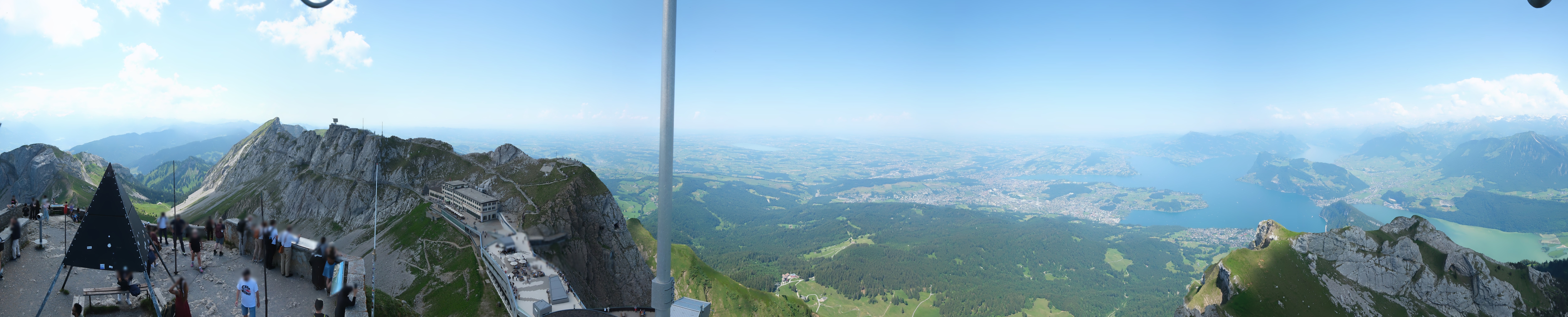 Archived image Webcam Pilatus: Top station railway