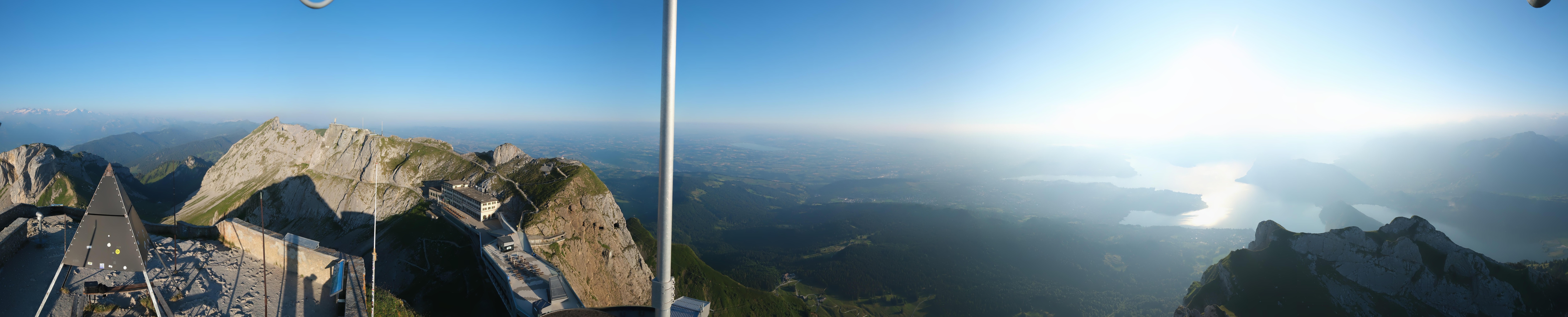 Archiv Foto Webcam Pilatus: Bergstation Kulm