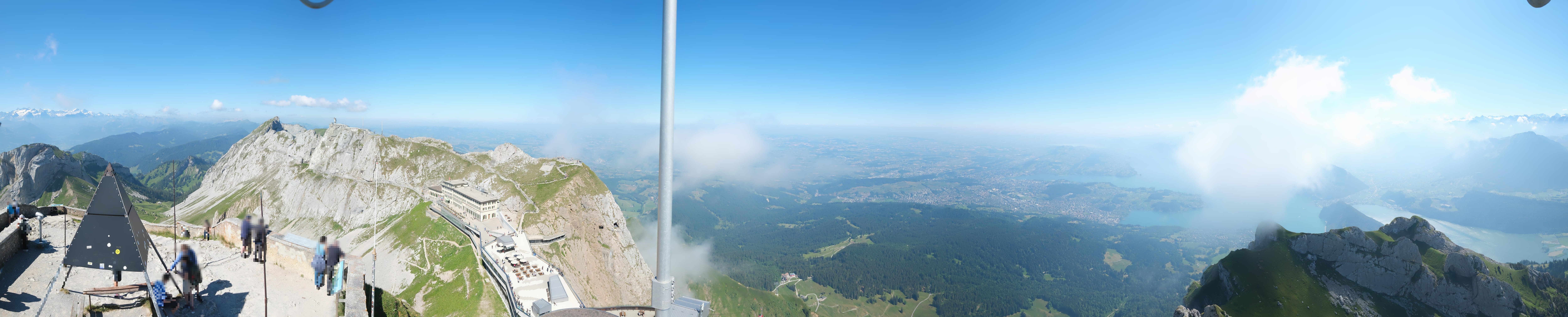 Archiv Foto Webcam Pilatus: Bergstation Kulm