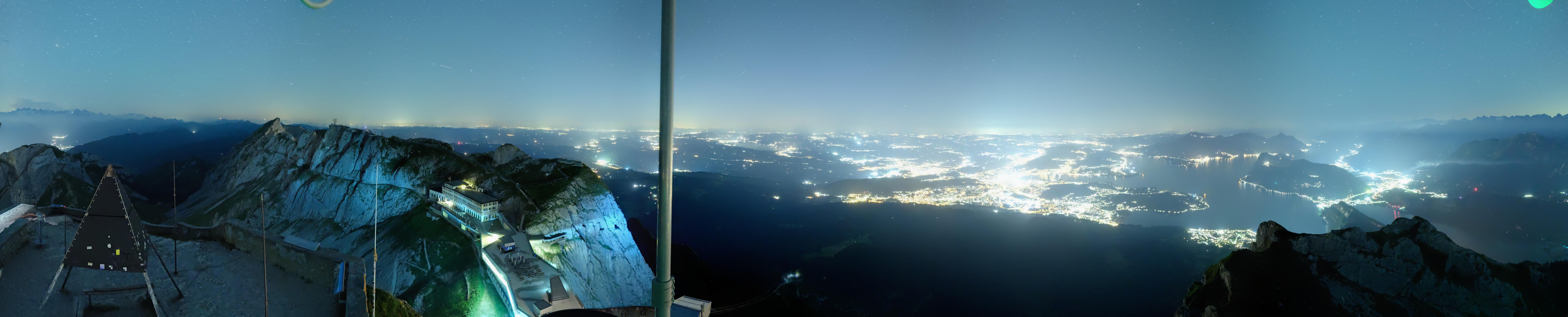 Archived image Webcam Pilatus: Top station railway