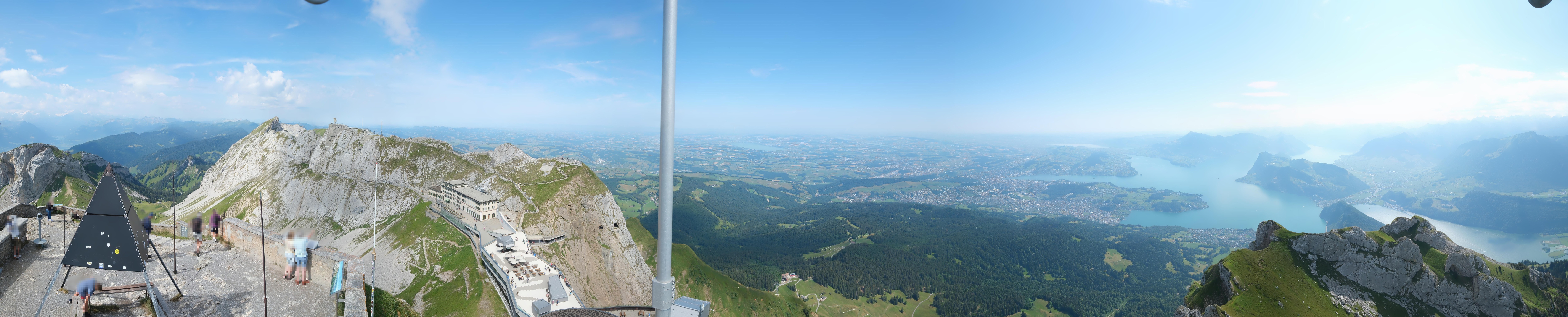 Archiv Foto Webcam Pilatus: Bergstation Kulm