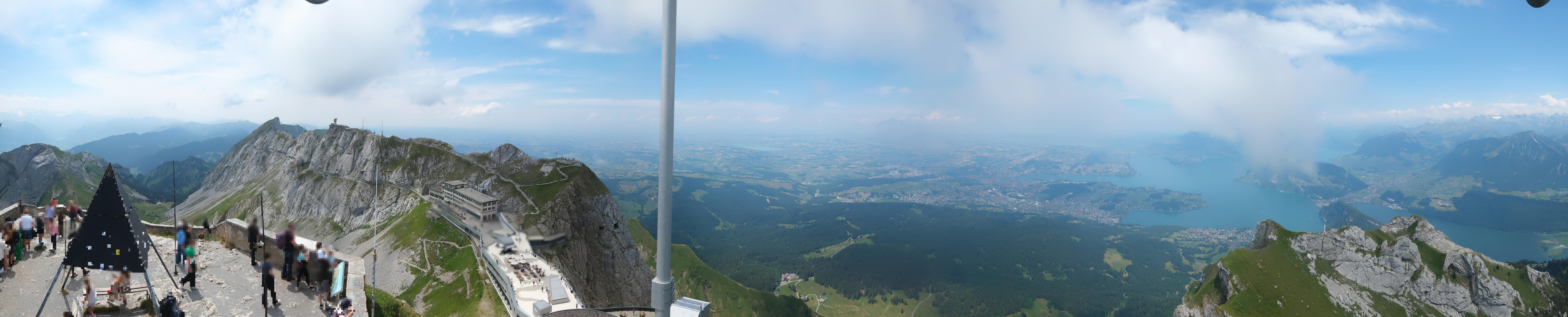 Archiv Foto Webcam Pilatus: Bergstation Kulm