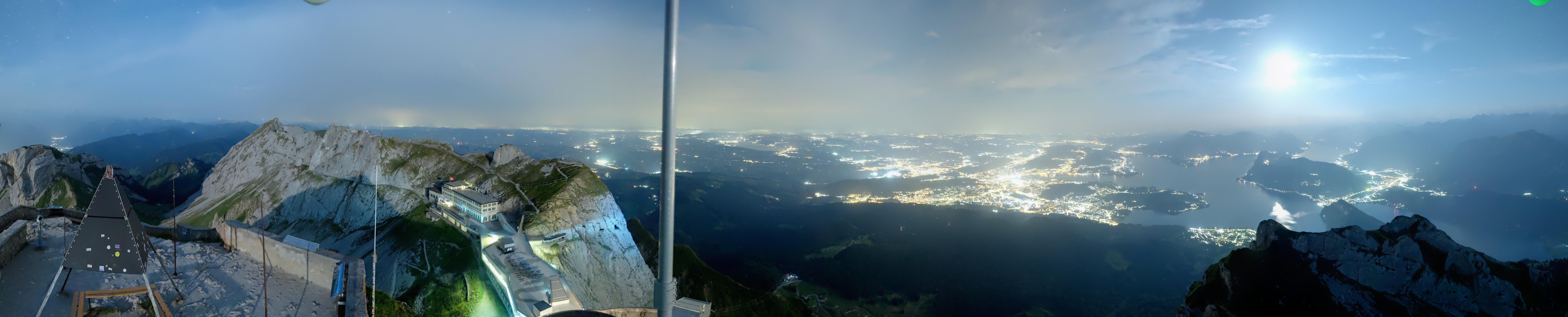 Archiv Foto Webcam Pilatus: Bergstation Kulm