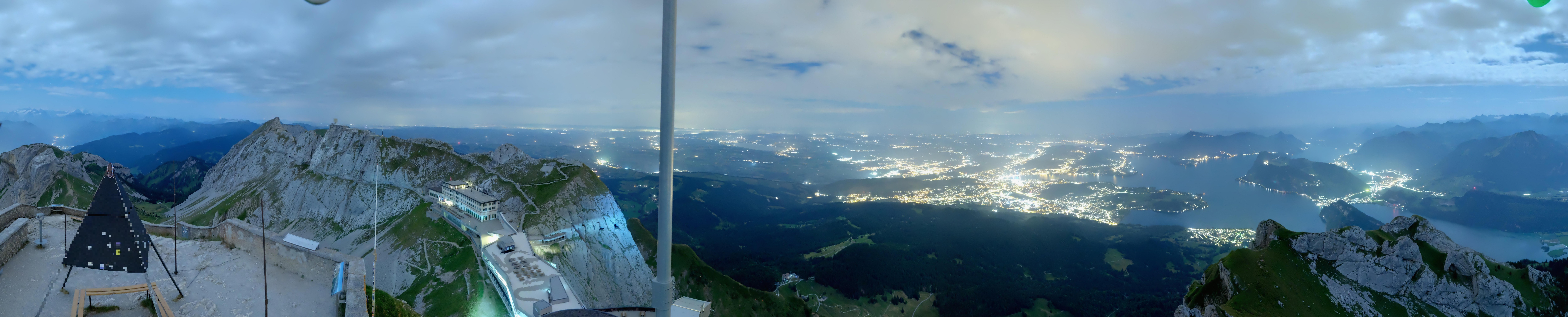 Archiv Foto Webcam Pilatus: Bergstation Kulm