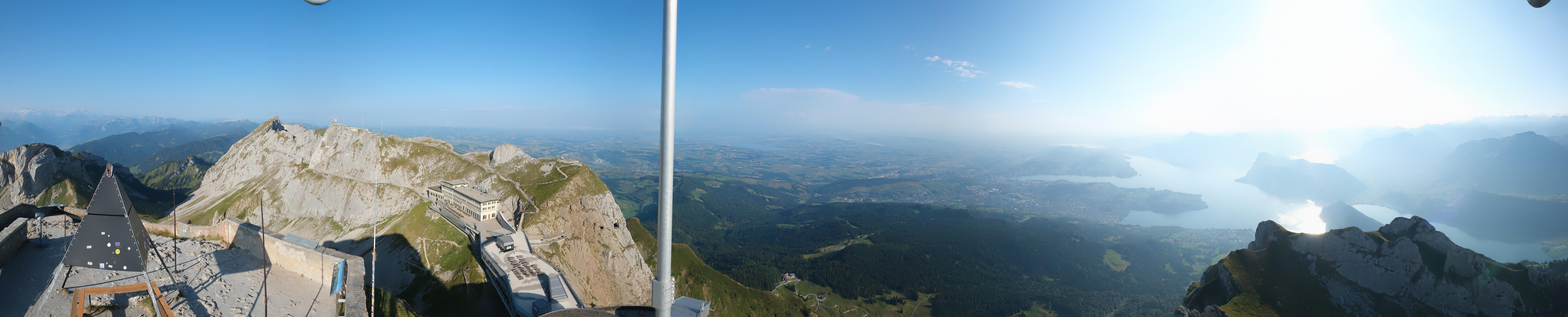Archiv Foto Webcam Pilatus: Bergstation Kulm