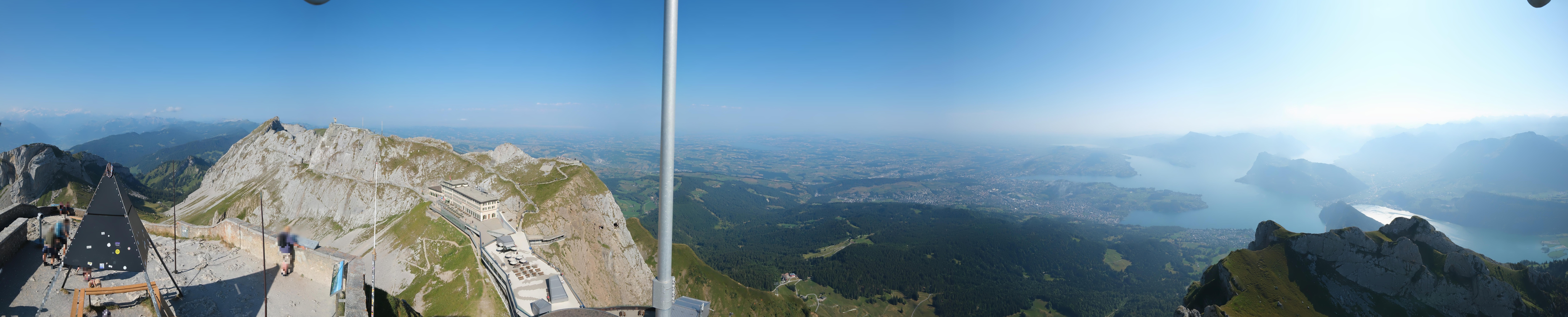 Archiv Foto Webcam Pilatus: Bergstation Kulm